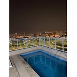 Flat encantador 18º, hotel piscina e vista top